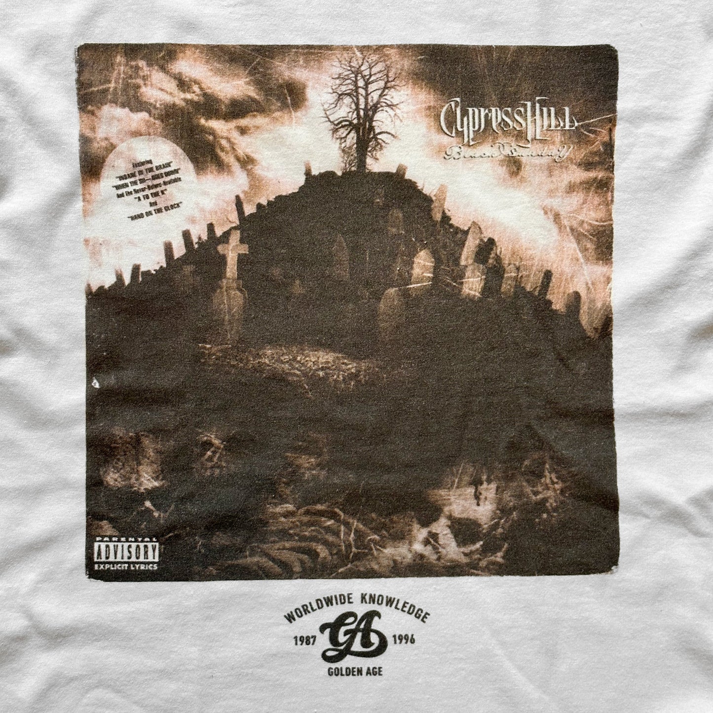 Golden Age Black Sunday Long Sleeves Tee White