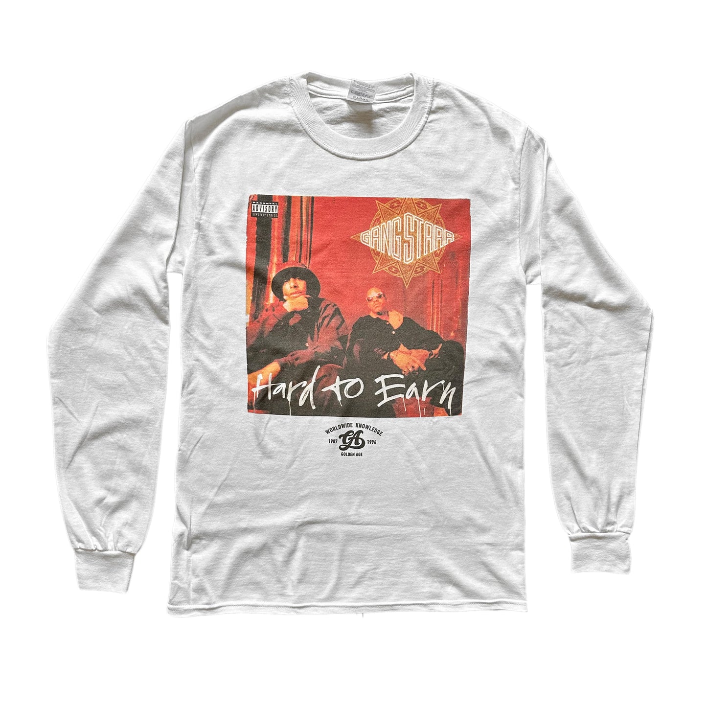 Golden Age Hard To Earn Long Sleeves Tee White