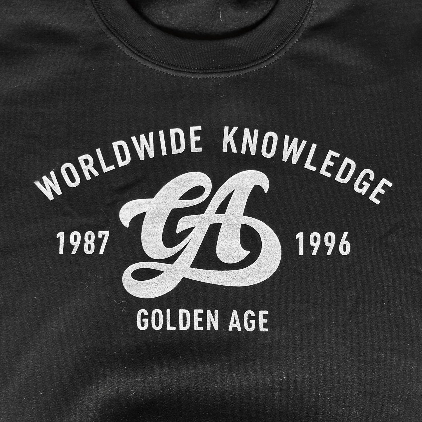 Golden Age Logo Crew Black