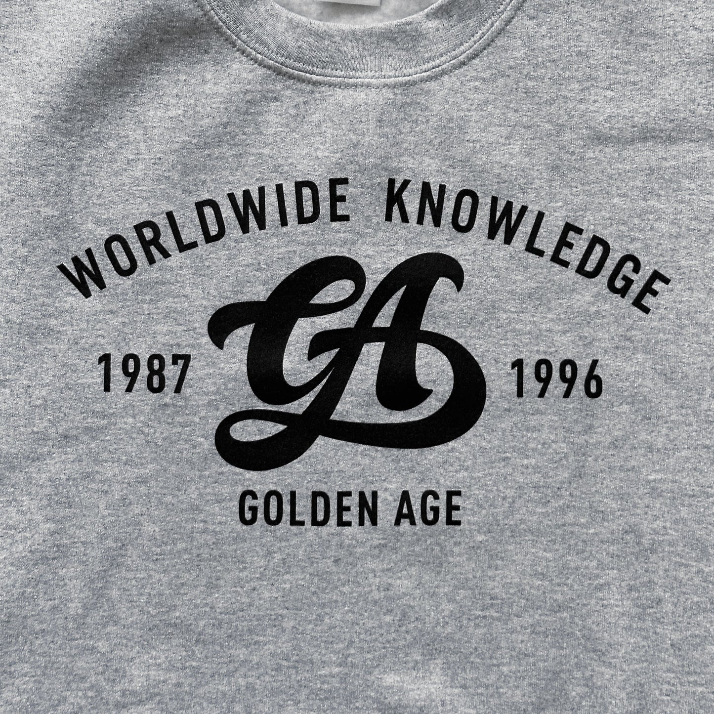 Golden Age Logo Crew Grey