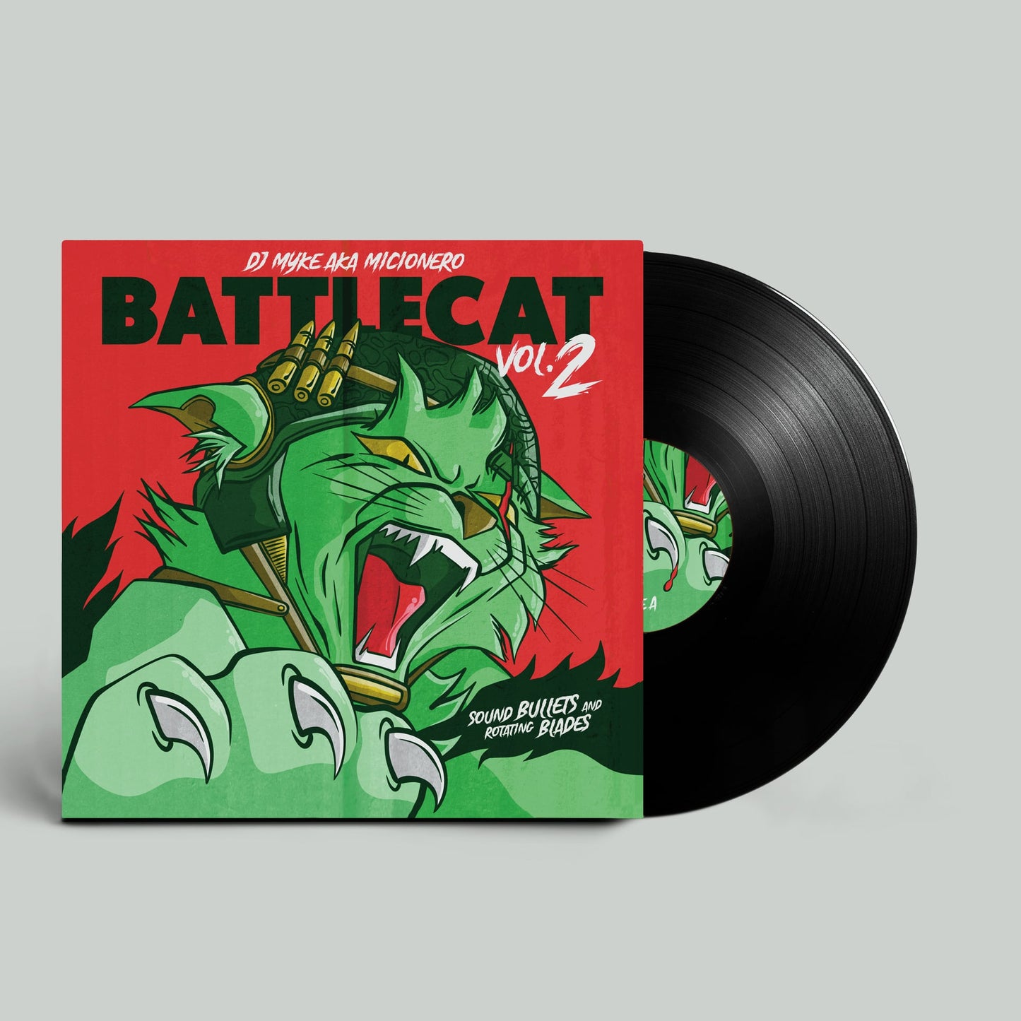 Dj Myke aka Micionero - Battlecat Vol.2 (LP, Black)