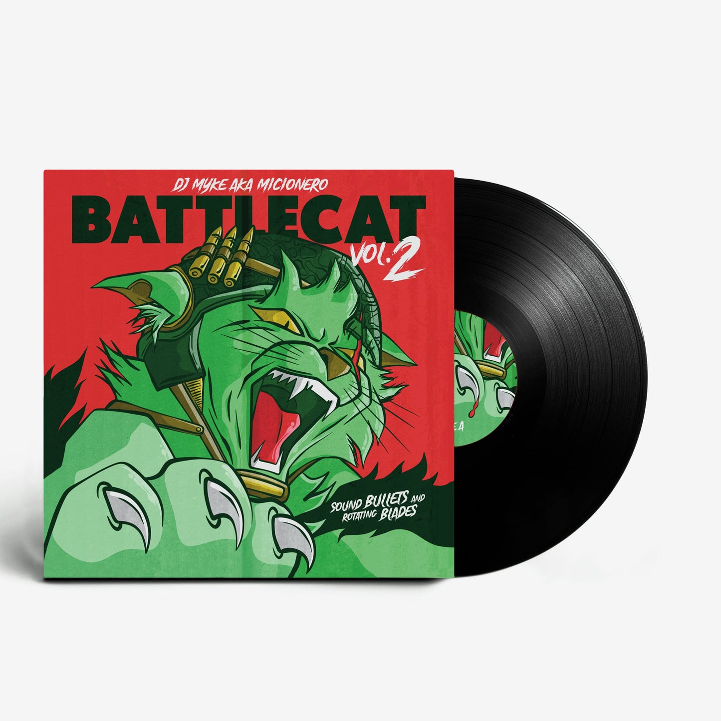 Dj Myke aka Micionero - Battlecat Vol.2 (LP, Black)