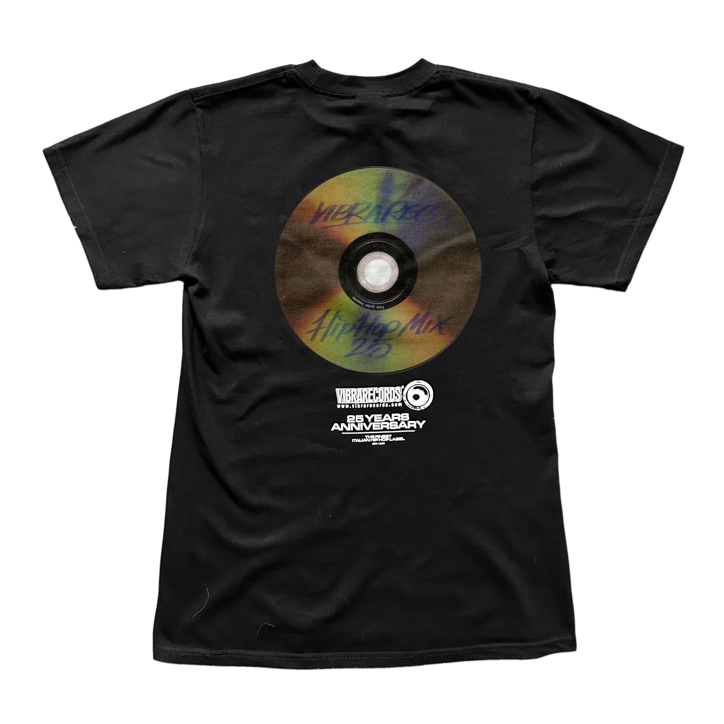 Vibrarecords 25th Anniversary Tee Black (Ltd)