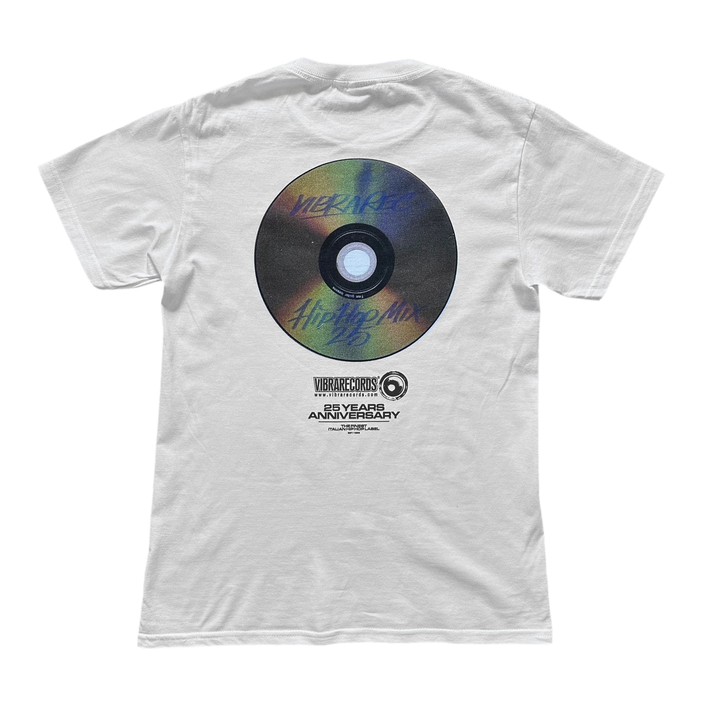 Vibrarecords 25th Anniversary Tee White (Ltd)