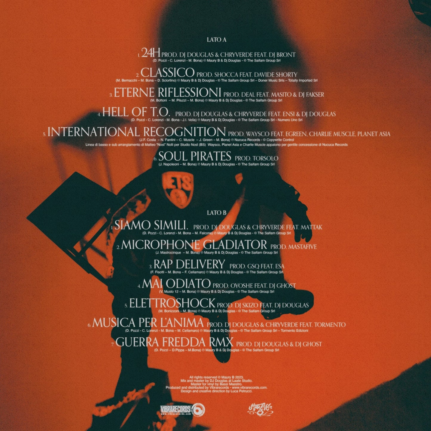 Maury B - The Legacy (LP, Orange Smoked, Ltd, 100 copie)