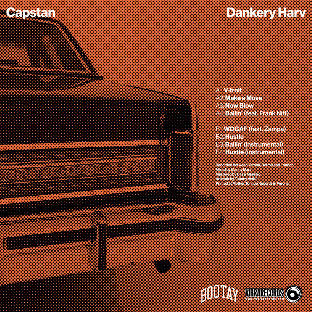 Capstan, Dankery Harv - V-troit (LP, Black, Ltd, 200 copie)