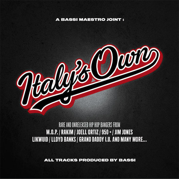 Bassi Maestro - Italy's Own (CD, Mixtape)