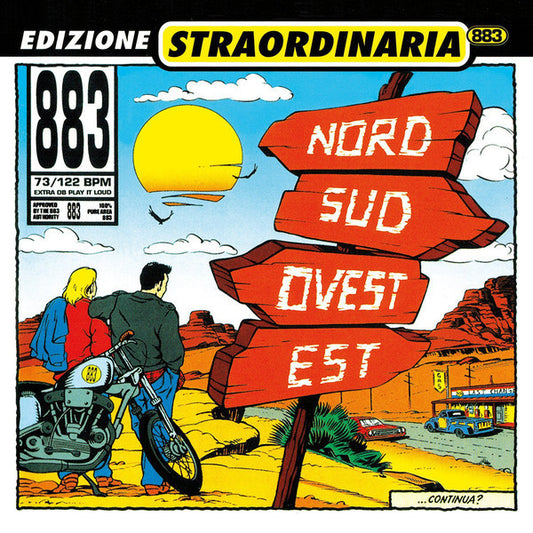 883 – Nord Sud Ovest Est (Edizione Straordinaria) (LP, Blue, Ltd, Numbered)