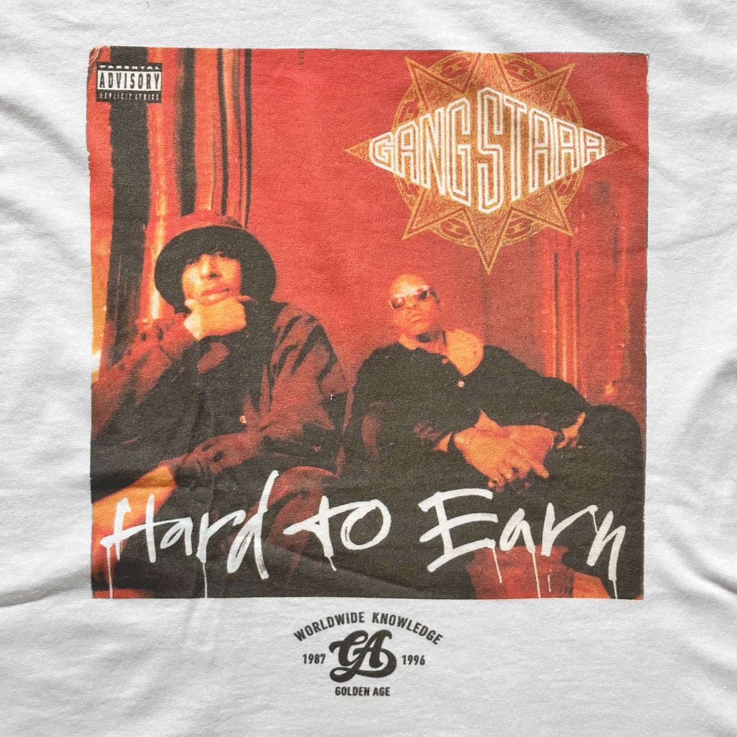 Golden Age Hard To Earn Tee White