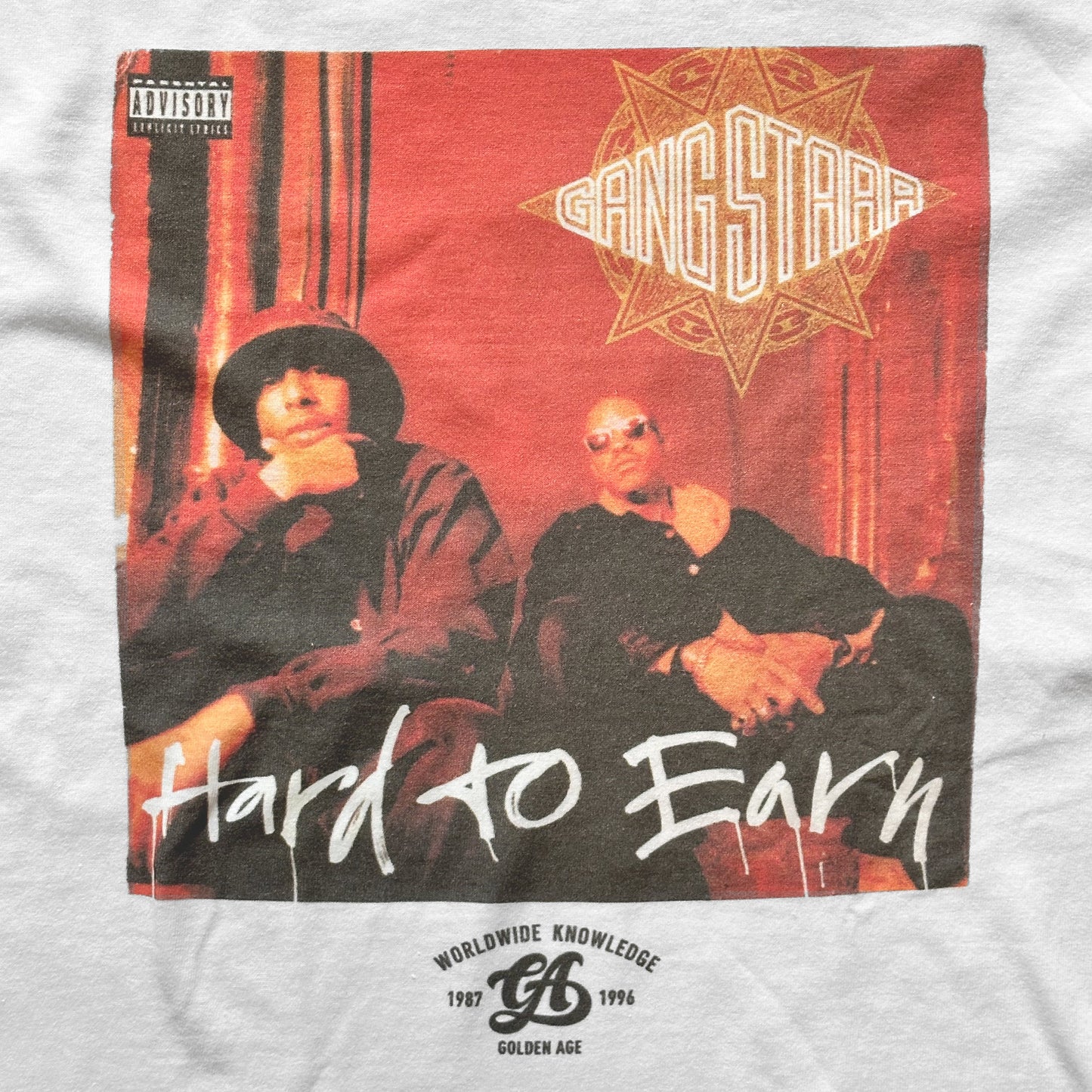 Golden Age Hard To Earn Long Sleeves Tee White