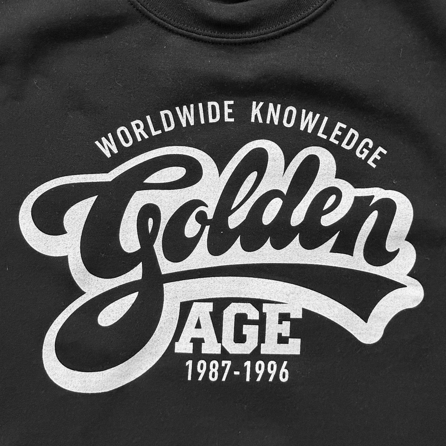 Golden Age Outline Logo Crew Black