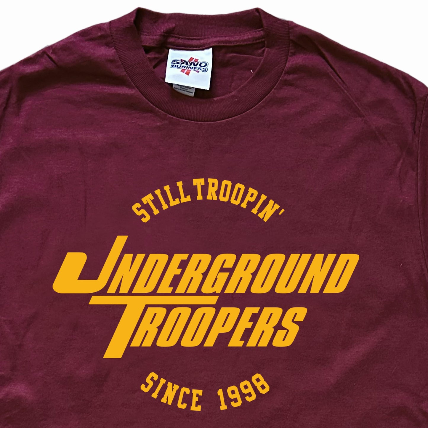 Sano Business – Underground Troopers (T-Shirt - Burgundy) Ltd