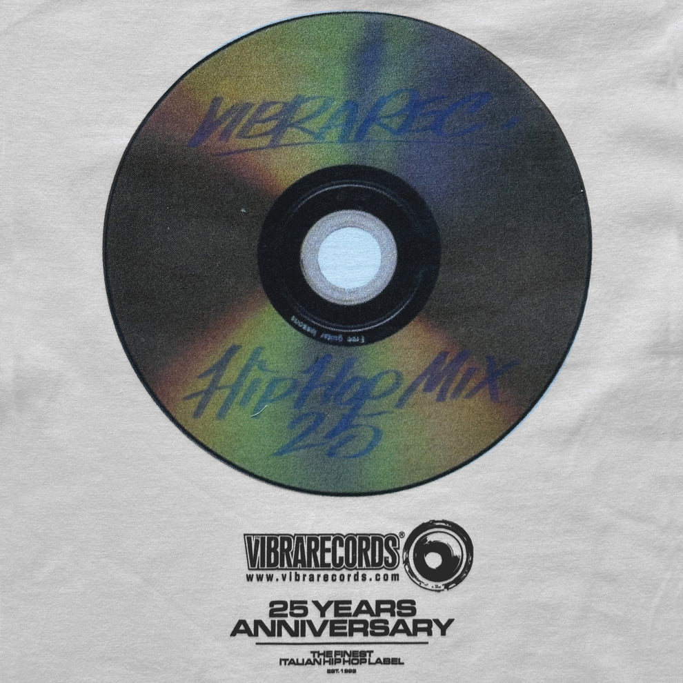 Vibrarecords Hoodie + 25th Anniversary White Tee Pack