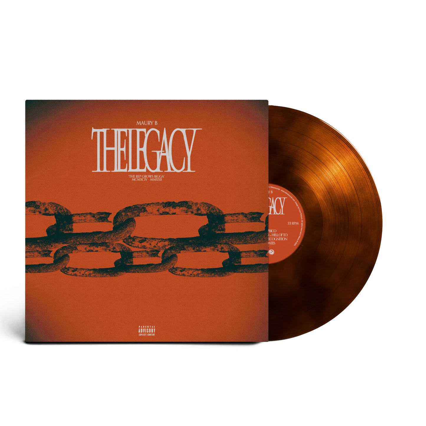 Maury B - The Legacy (LP, Orange Smoked, Ltd, 100 copies)