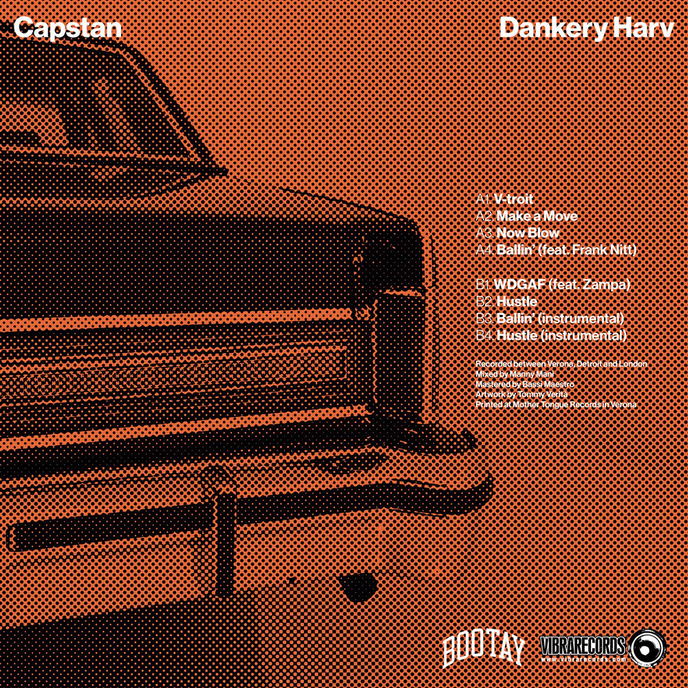 Capstan, Dankery Harv - V-Troit (LP, Black, Ltd, 200 copie)