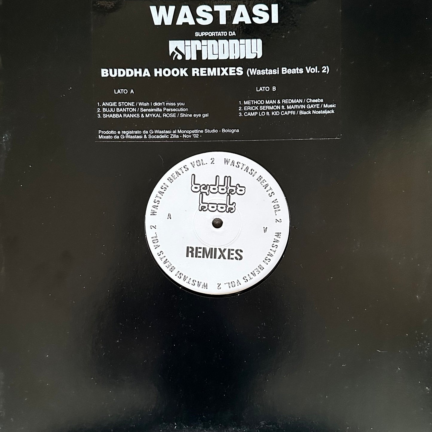 Gopher – Buddha Hook Remixes (Wastasi Beats Vol. 2) (12", Single)
