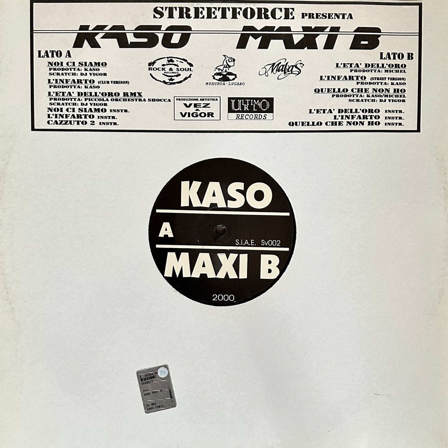 Kaso & Maxi B - Noi Ci Siamo (12", Single)